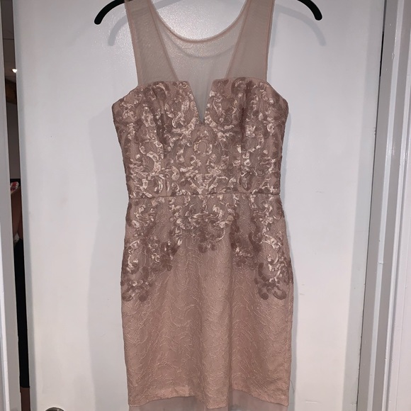 knee length dresses for ladies BCBGMAXAZRIA 'Poppy' Gown – HONEY HIRE BOUTIQUE main image 1